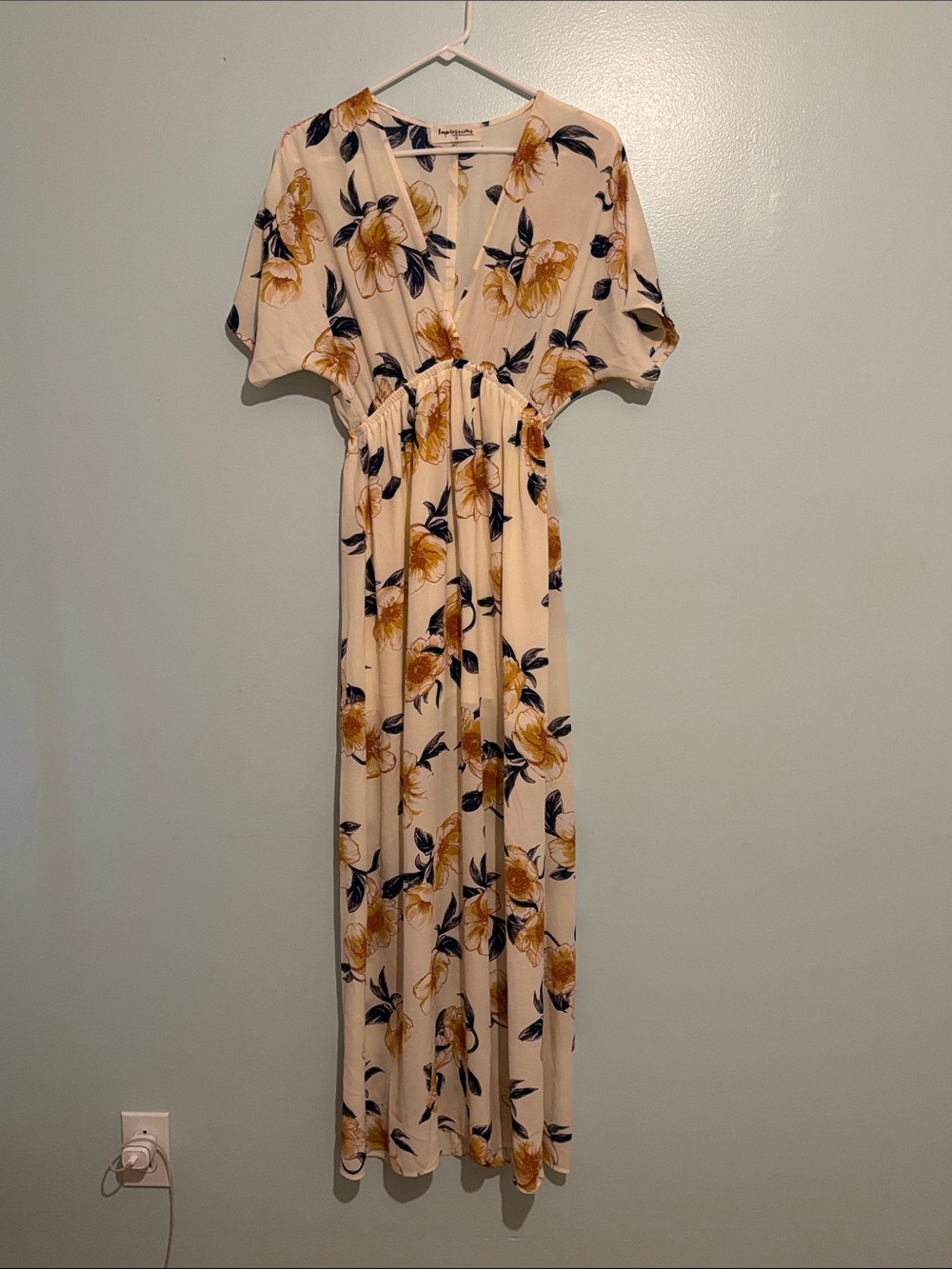 Floral Wrap Maxi Dress
